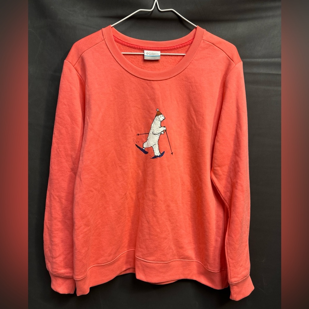 Columbia Vibrant Coral Pullover